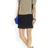 Tibi Colorblock Brushed Silk Dress in Black (sand) - Lyst
