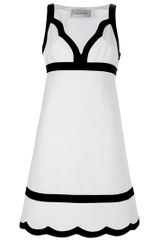 Valentino Sleeveless Plunge Neck Dress
