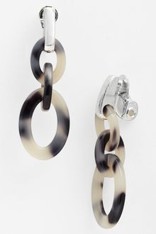 Ak Anne Klein Belden Place Double Link Clip Earrings - Lyst