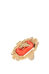 Asos Faceted Stone and Bug Cocktail Ring