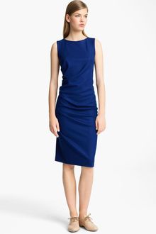 Jil Sander Ruched Pencil Dress - Lyst