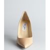 Jimmy Choo  Patent Leather Agnes Pointed Toe Pumps in Beige (nude) - Lyst