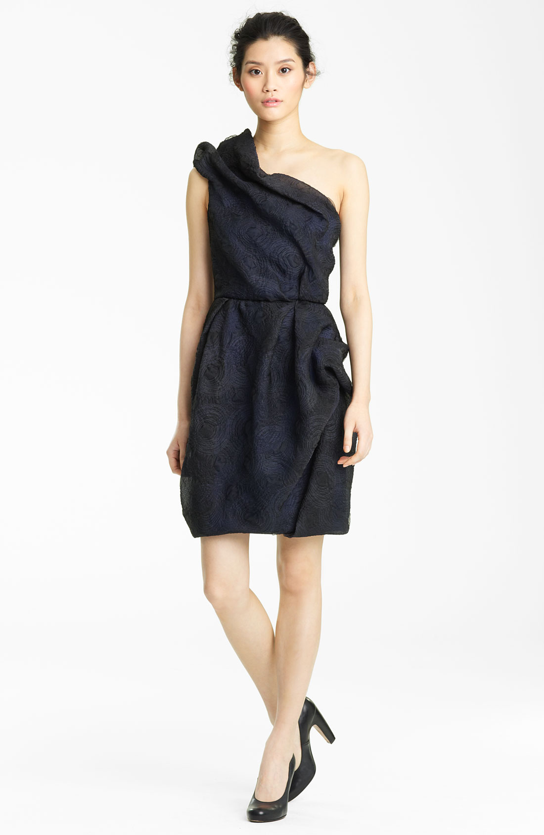 lida baday organza jacquard one shoulder dress size 14 lida baday organza jacquard one shoulder dress size 14