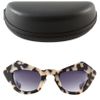 Asos Handmade Angular Frame Sunglasses with Metal Arms in Black - Lyst