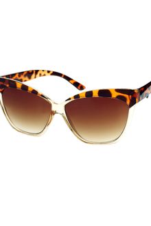 ASOS Collection Asos Cat Eye Sunglasses with Contrast Highbrow - Lyst