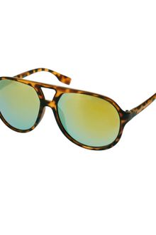 ASOS Collection Asos Tort Plastic Aviator Sunglasses with Mirrored Lens - Lyst