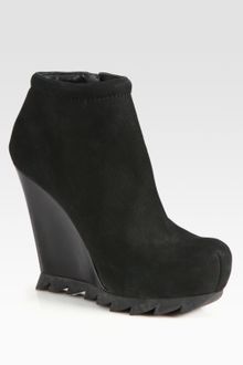 Camilla Skovgaard Suede Wedge Ankle Boots - Lyst