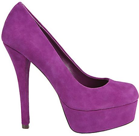 Steve Madden 'Absolutt' Platform Pumps in Purple (purple suede) | Lyst