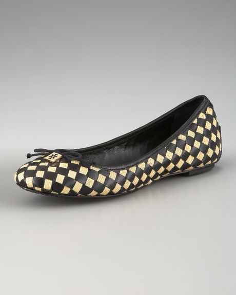 woven ballerinas