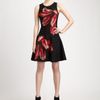 Alexander Mcqueen Floral Dress in Black - Lyst
