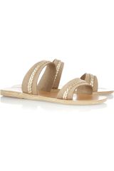 Ancient Greek Sandals Mellisanthi Braided Leather Sandals