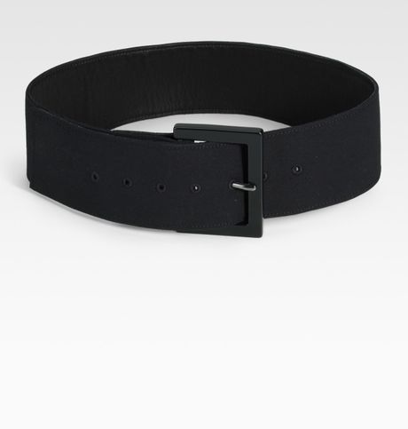 Donna Karan New York  Buckle Belt in Black - Lyst