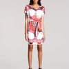Emilio Pucci Printed Shortsleeve Dress in Multicolor (white multi) - Lyst