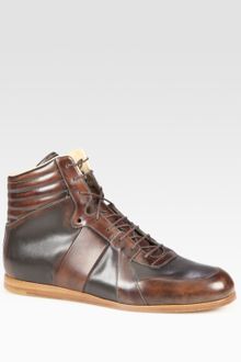 Gucci Aldous Sporting Lace-up Bootie - Lyst