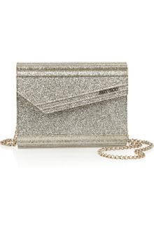 Jimmy Choo Candy Glitter Acrylic Clutch - Lyst