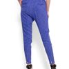 Mango Printed Tapered Trousers in Blue (kl) - Lyst