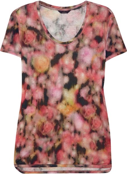 Mulberry Printed Jersey Top in Multicolor (multicolored) - Lyst