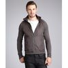 Prada Cotton Zip Front Nylon Inset Cardigan in Gray for Men (grey) - Lyst