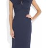 Roberto Cavalli Keyhole Jersey Dress in Blue (navy) - Lyst