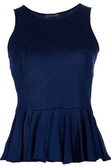 Alexander McQueen Skirt Detail Vest - Lyst