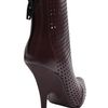 Alexander Wang Shelly Perforated Bootie in Brown (burgundy) - Lyst