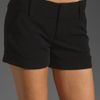 Alice + Olivia Cady Cuff Short in Black - Lyst