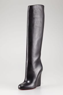 Christian Louboutin Zepita Tall Wedge Boot - Lyst