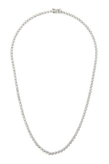 Cz By Kenneth Jay Lane Bezelset Cubic Zirconia Necklace - Lyst