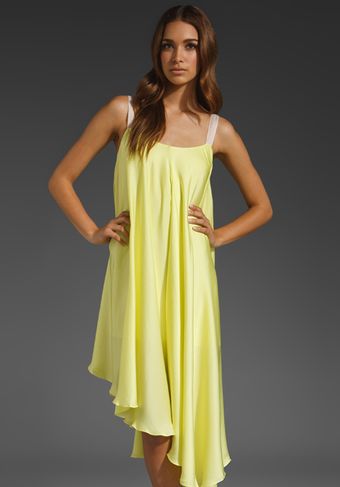 Elizabeth And James Otto Dress in Limelightpink - Lyst