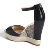 Enzo Angiolini Implosion Sandal in Black (black leather) - Lyst