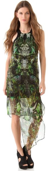 Helmut Lang Cicade Print Dress in Multicolor (multi) - Lyst