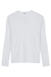 James Perse Henley Button T Shirt - Lyst