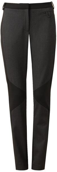 Jason Wu Two Tone Virgin Wool Trousers in Black - Lyst