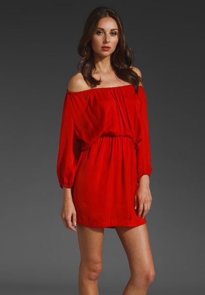 Joie Geranium Dress in Red (gypsy red) - Lyst