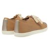 Lanvin Leather Trainers with Metallic Toe Cap in Gold (beige) - Lyst