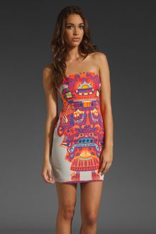 Mara Hoffman Strapless Party Dress - Lyst