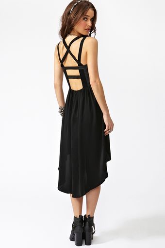 Nasty Gal Moto Corset Dress - Lyst