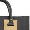Sophie Hulme Double Plate Black Tote in Black - Lyst