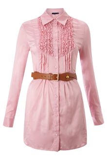Vivi Boutique Vivi Boutique Belted Blouse Dress - Lyst