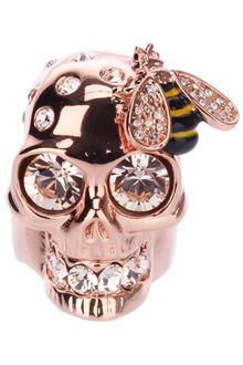 Alexander McQueen Skull Ring - Lyst
