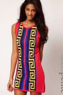 Asos Asos Petite Pattern Bodycon Dress - Lyst