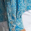 Bcbgmaxazria Printed Blouse in Pumice Combo in Blue (pumiec combo) - Lyst