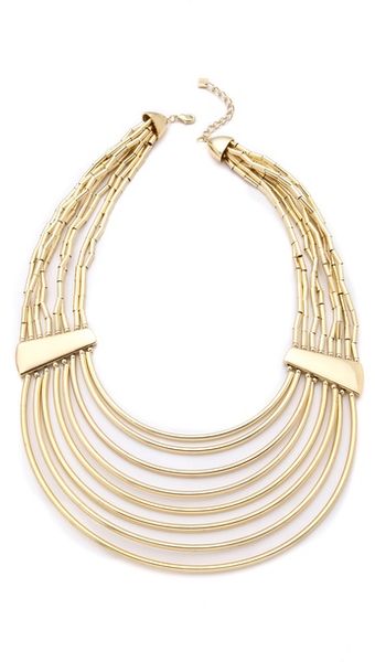 Belle Noel Tube Bead Collar Necklace - Lyst