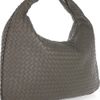 Bottega Veneta Veneta Large Intrecciato Leather Shoulder Bag in Gray - Lyst