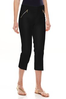 Calvin Klein Skinny Cropped Zipper - Lyst