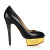 Charlotte Olympia Dolly in Black (gold) - Lyst