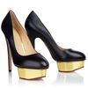 Charlotte Olympia Dolly in Black (gold) - Lyst
