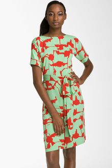 Diane Von Furstenberg Shannon Silk Wrap Dress - Lyst
