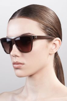 Gucci Square Plastic Sunglasses  - Lyst