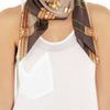 Gucci Printed Silk Satintwill Scarf in Multicolor (multicolored) - Lyst